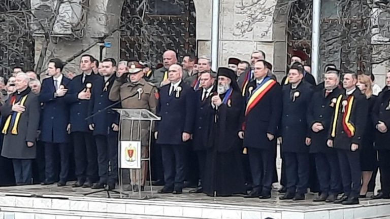 Bolojan singurul politician de la varf prezent la manifestarile Unirii HUIDUIT la Focsani