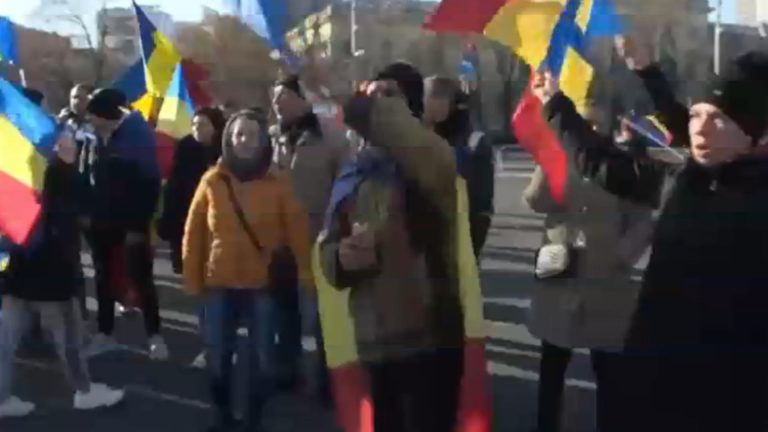 Ziua a saptea de PROTESTE in Piata Victoriei