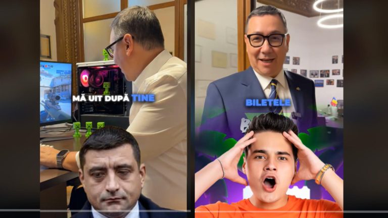 Ponta se filmeaza la fast food si il imita pe Selly pentru voturi
