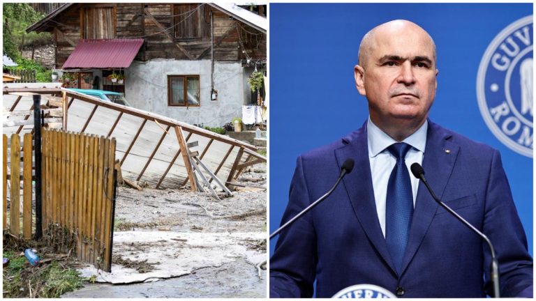 Premierul Bolojan anunta ajutoare pentru inundatii in Suceava si Neamt