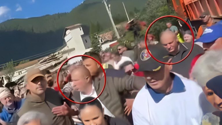 Calin Georgescu a fost cu interlopii la sinistrati