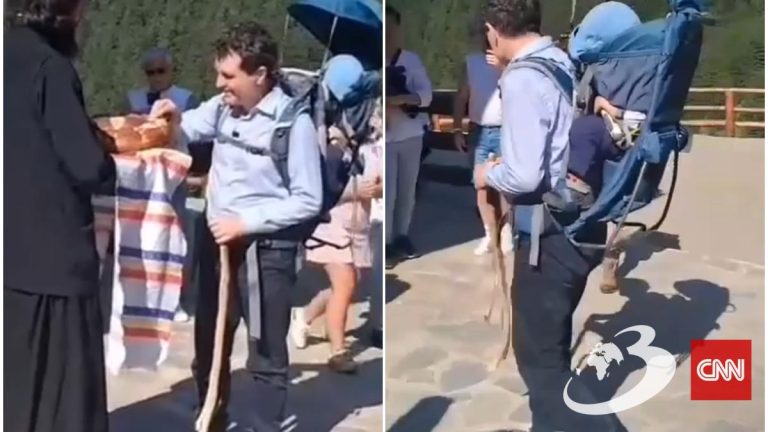 Nicuser Dan pelerinaj la manastirea Arsenie Boca