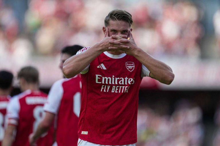 Viktor Gyokeres inscrie primul gol pentru Arsenal